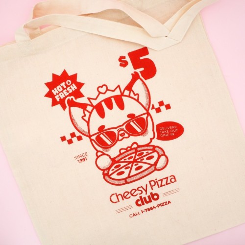 Tote bag Oyama - Cheesy Pizza Club